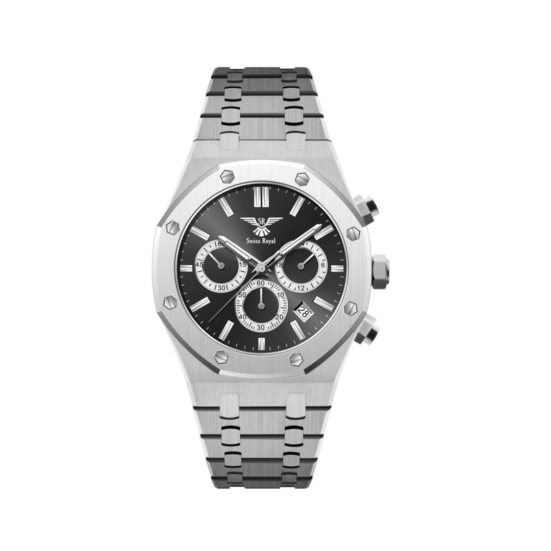 Legacy - Silver Case with Black Dial