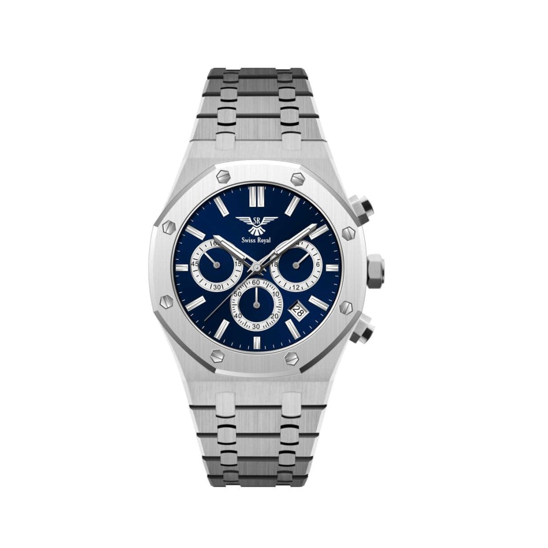 Legacy - Silver Case with Royal Blue Dial