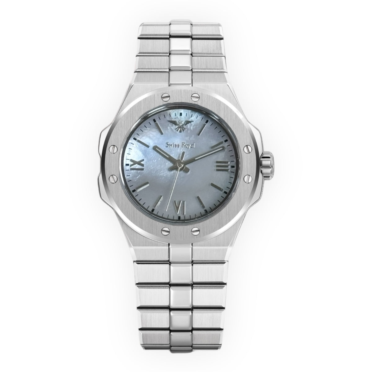 Stellar - Silver Case with Sky Blue Dial