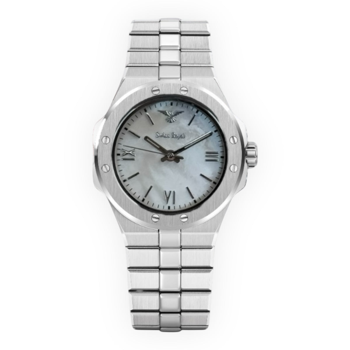 Stellar - Silver Case with White Dial