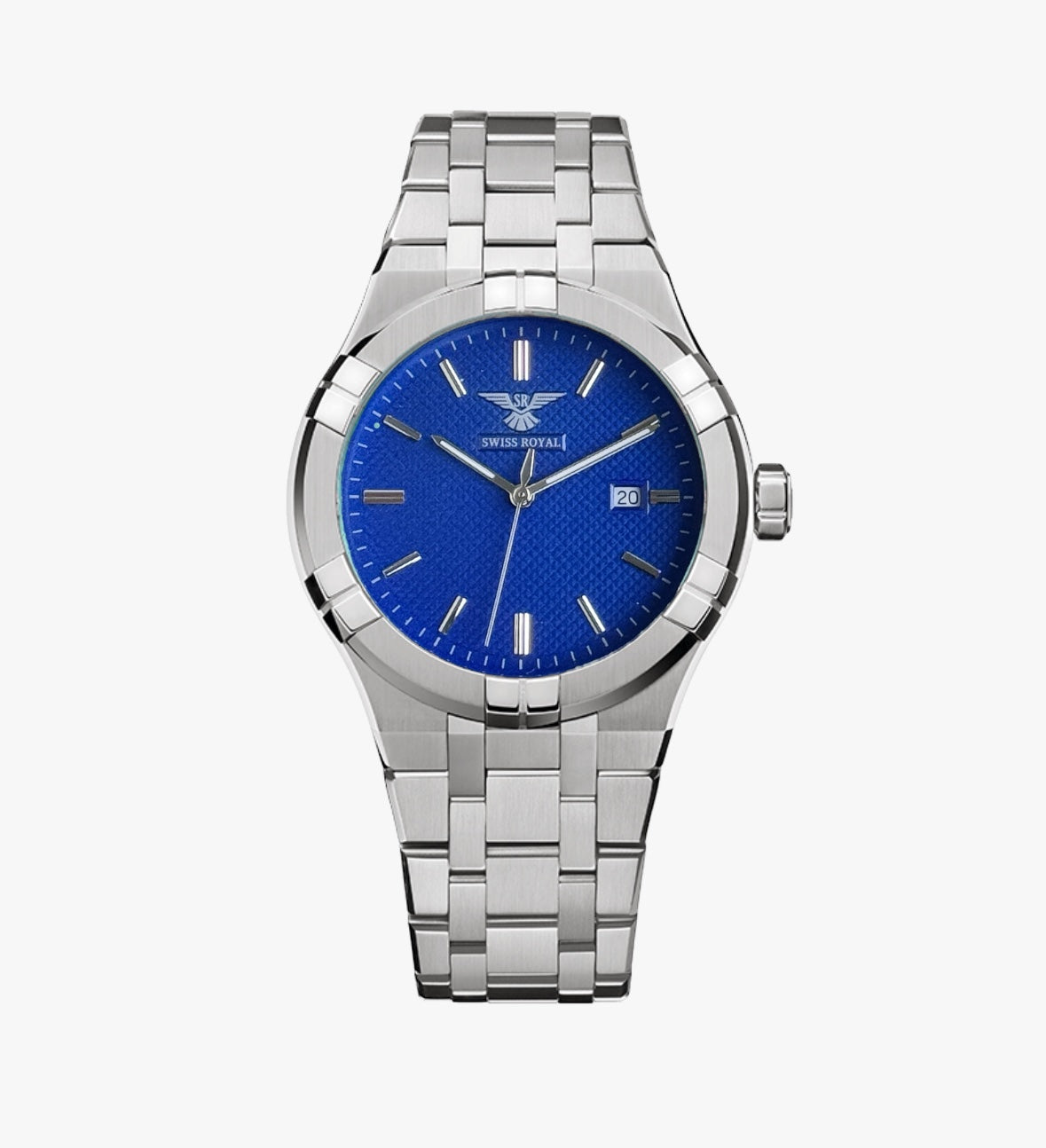 Maverick - Silver Case with Blue Dial