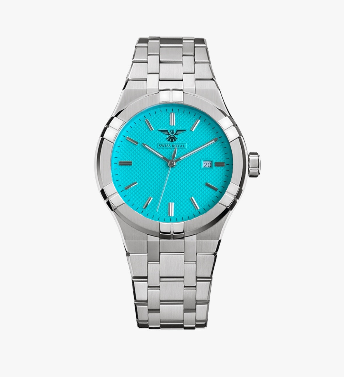 Maverick - Silver Case with Ice Blue Dial