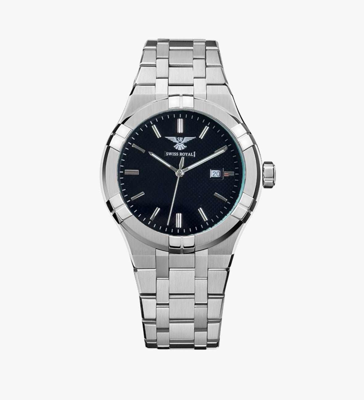 Maverick - Silver Case with Black Dial