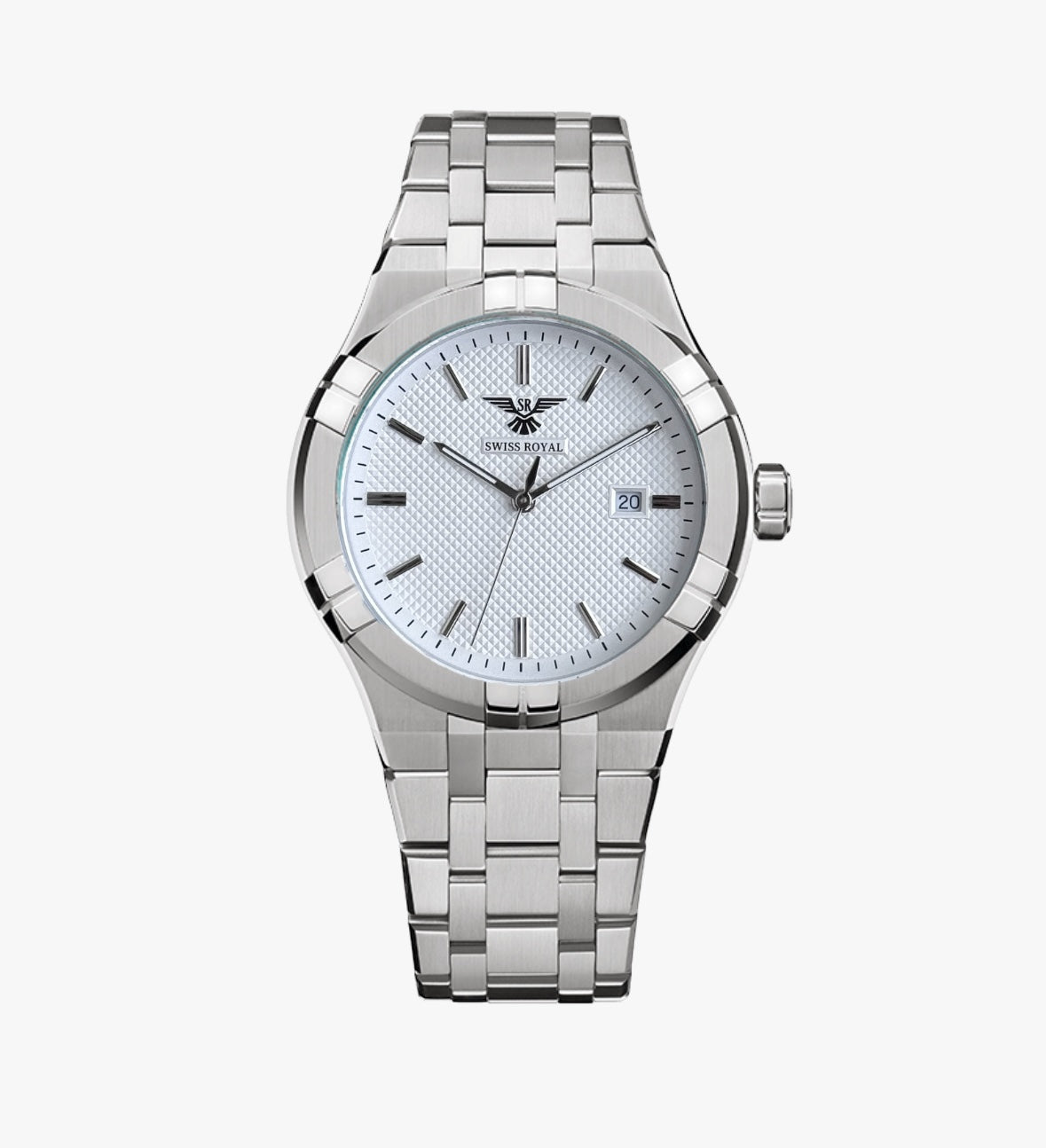 Maverick - Silver Case with White Dial