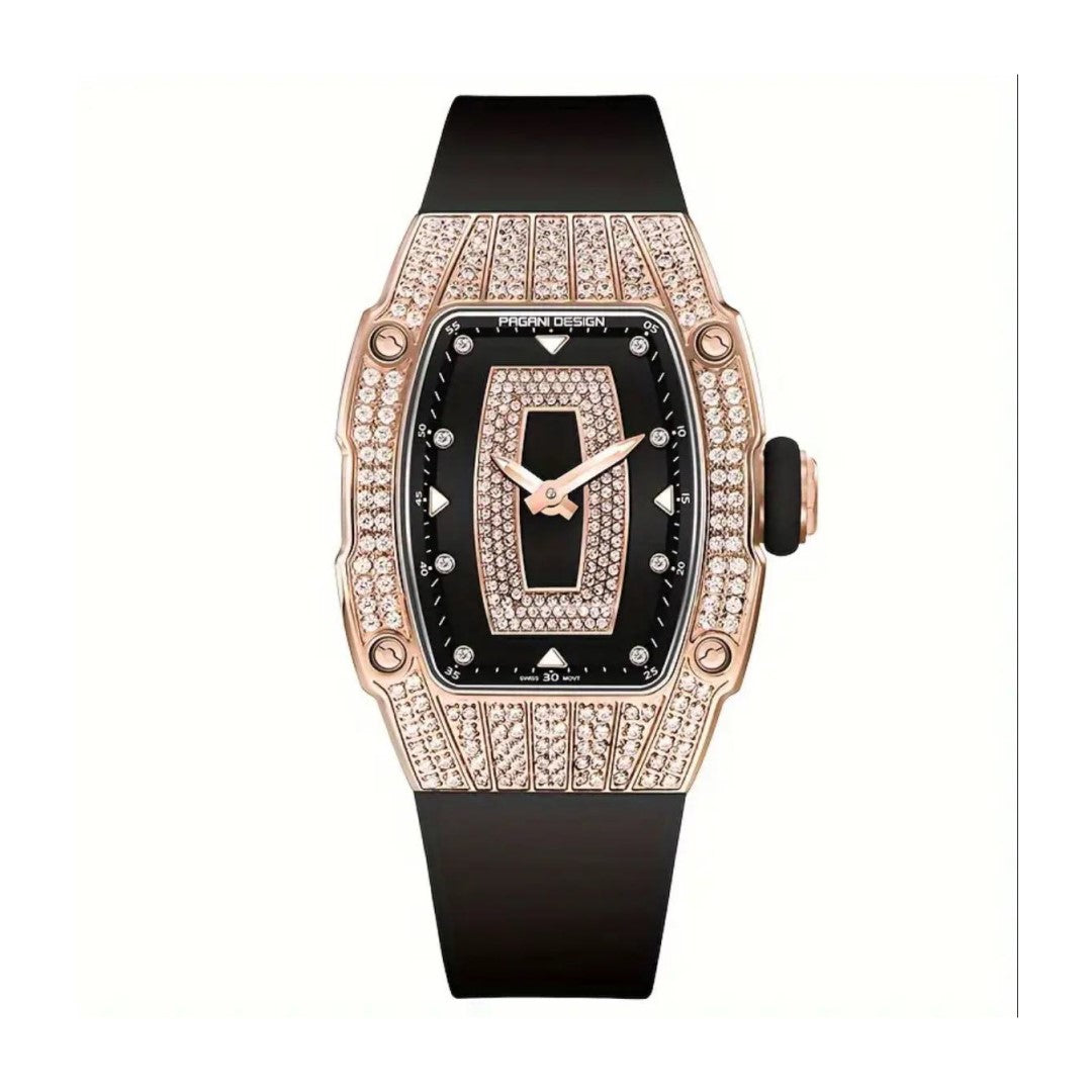 Pagani - Golden Black Women Watch