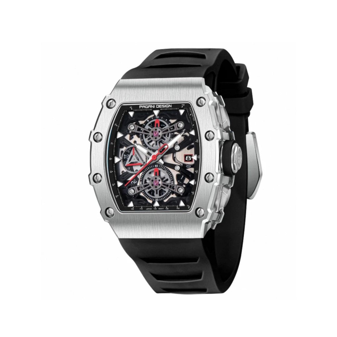 Pagani - Silver Black Men Watch