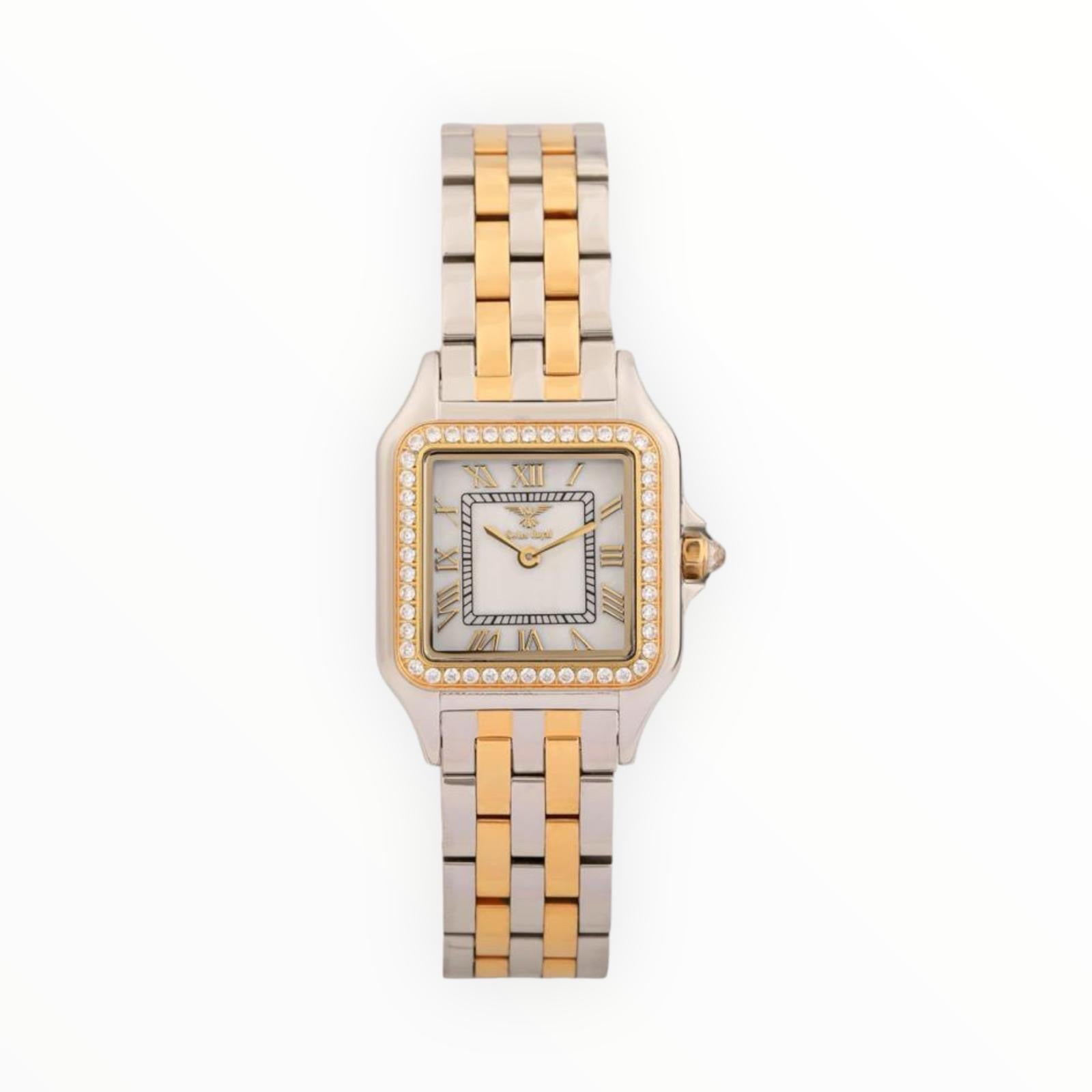 Sliver Gold Case With Pearl White Dial – Swiss Royal