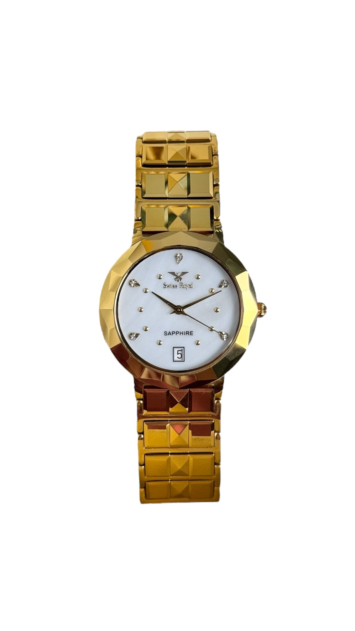 Ceramic - Gold Case With White Dial