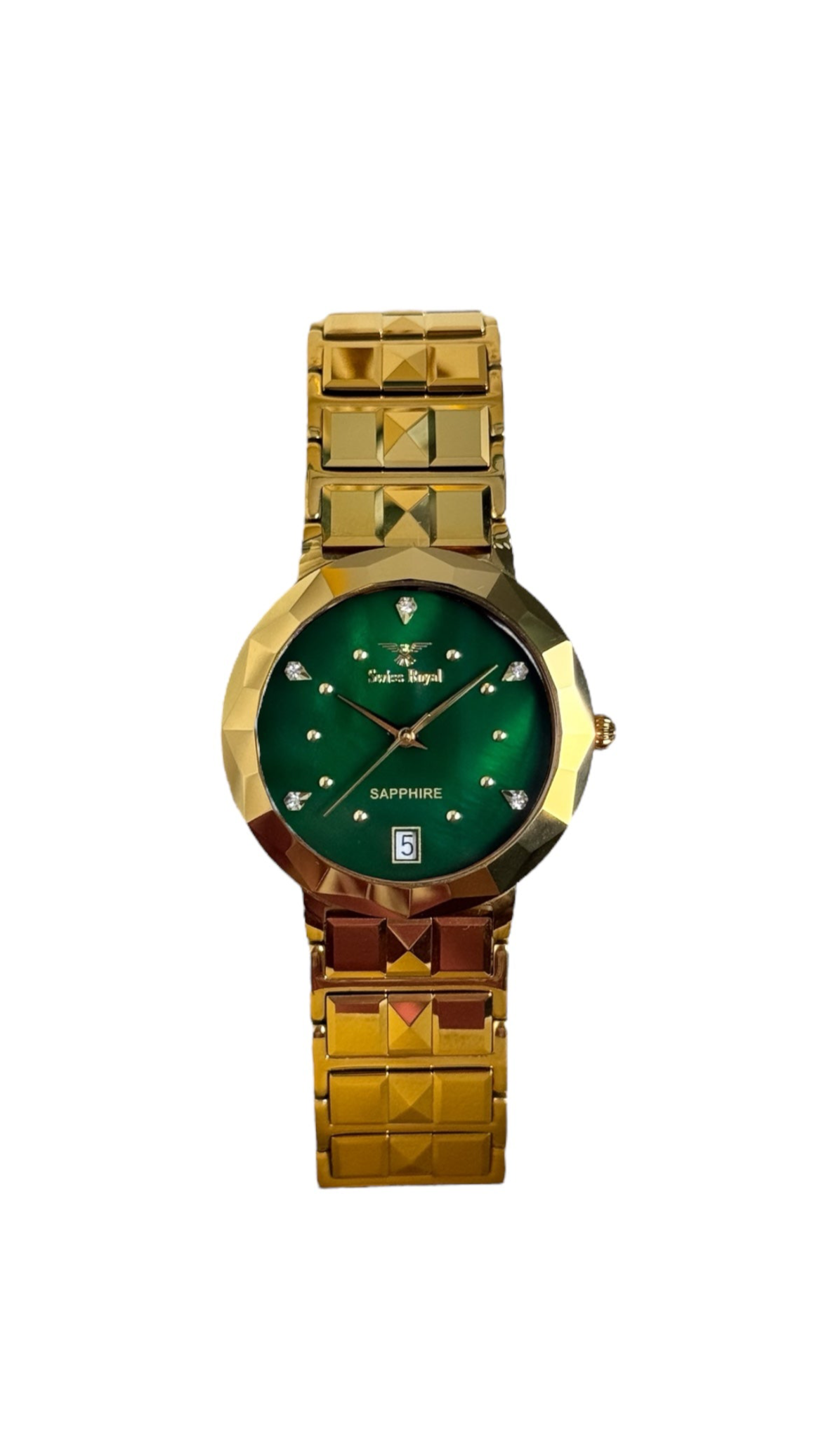 Ceramic - Gold Case With Green Dial