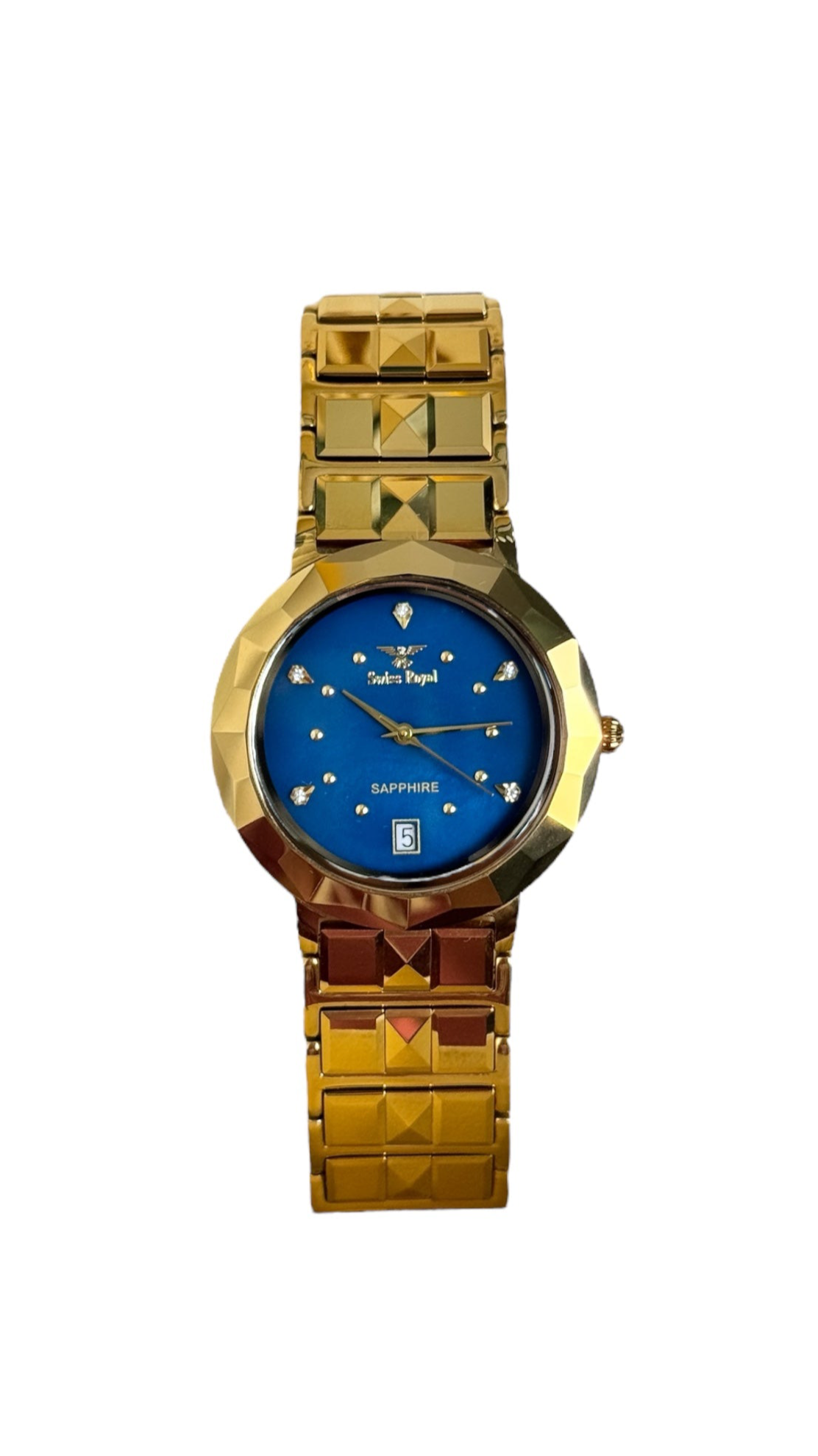 Ceramic - Gold Case With Blue Dial