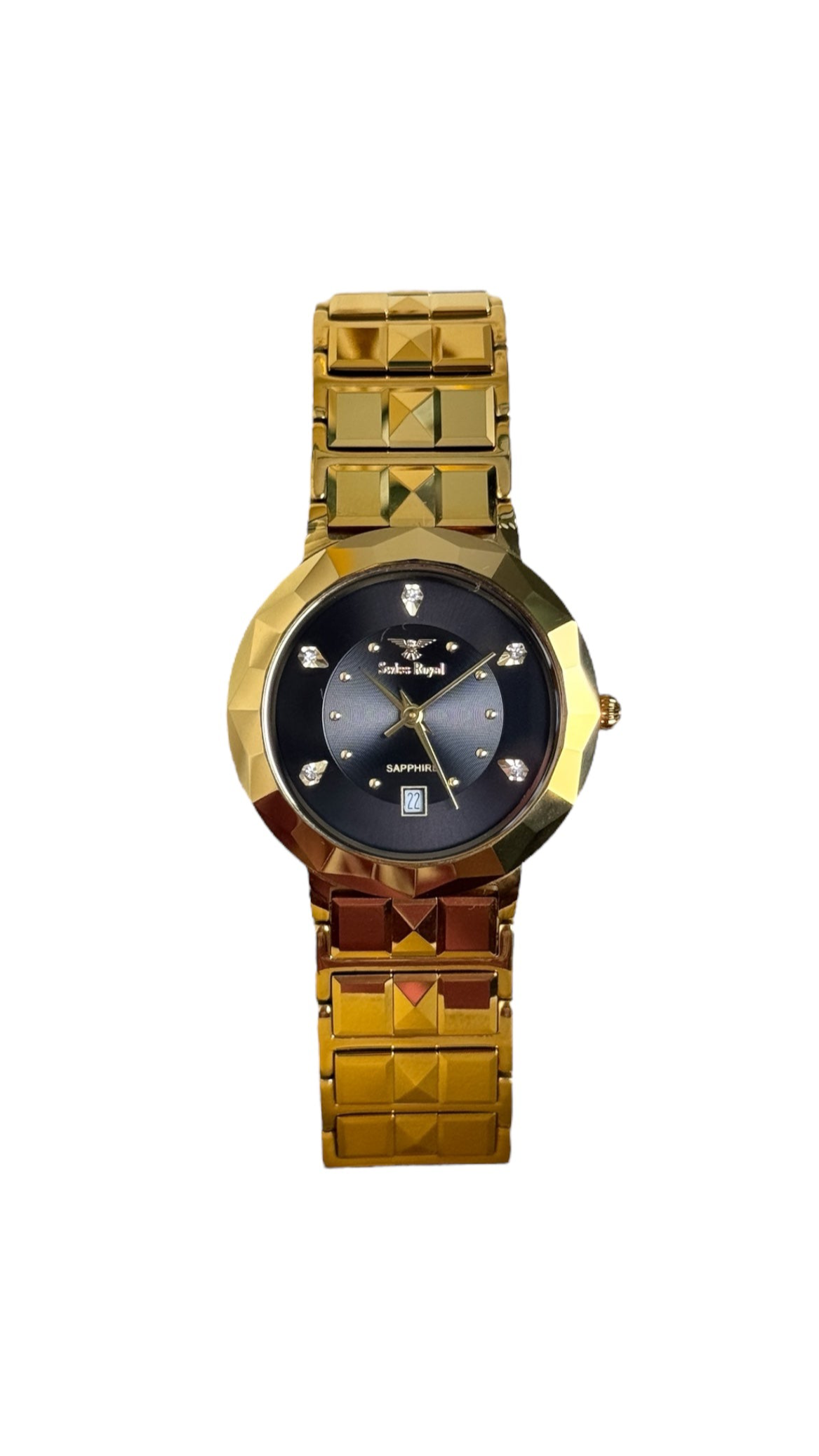 Ceramic - Gold Case With Black Dial