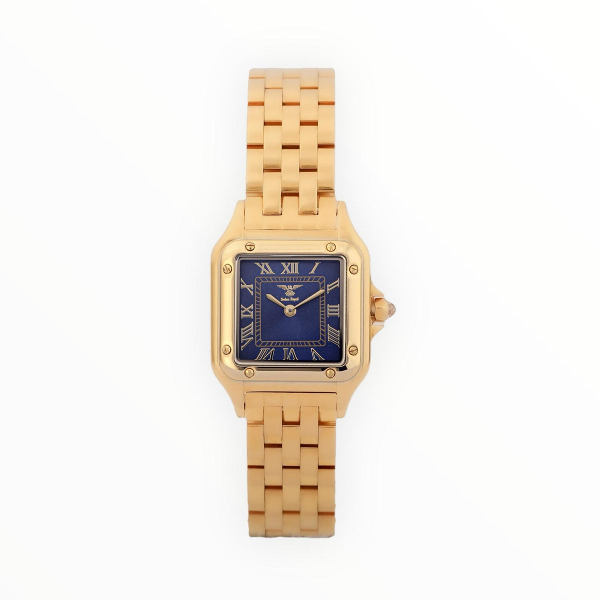 Gold Case with Navy Blue Dial