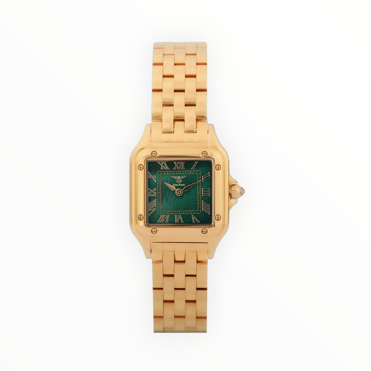 Gold Case with Pearl Green Dial