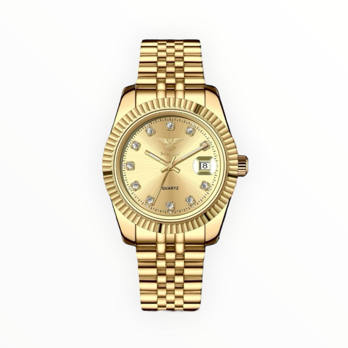 Gold Case With Gold Dial Women