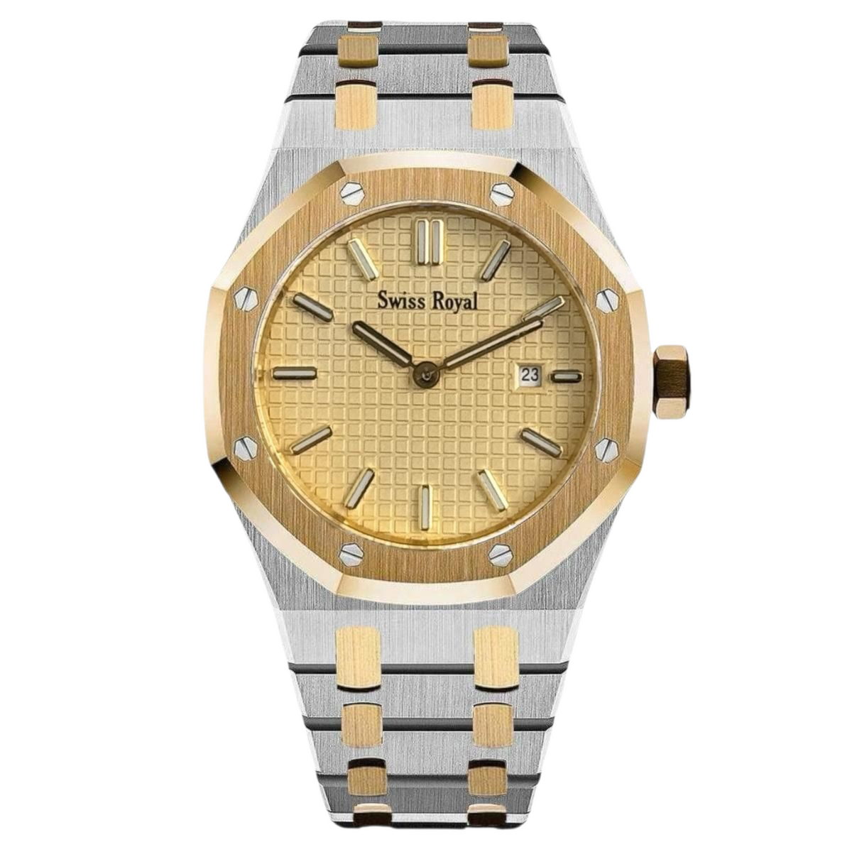 Signature - Silver Gold Case with Gold Dial